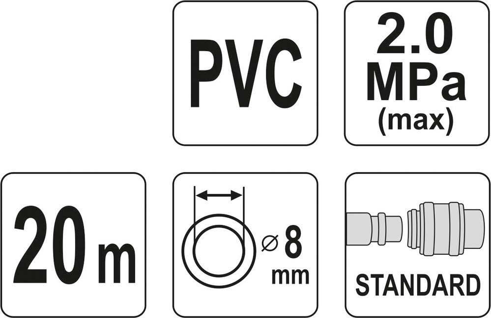 YT-24221 FURTUN AER 8MM 20M